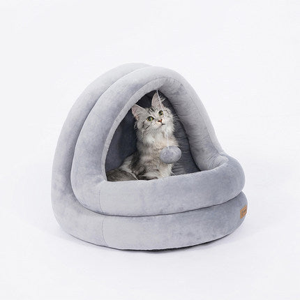 Letto Invernale per Gatti ad Alta Qualità – Cuccia Morbida e Calda per Gatti e Cani Piccoli