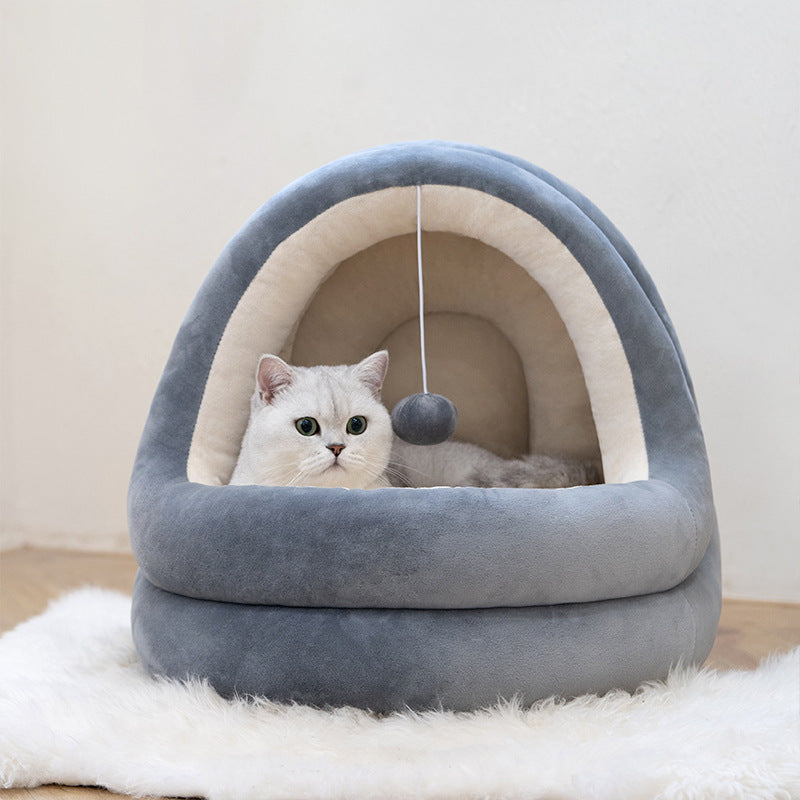 Letto Invernale per Gatti ad Alta Qualità – Cuccia Morbida e Calda per Gatti e Cani Piccoli