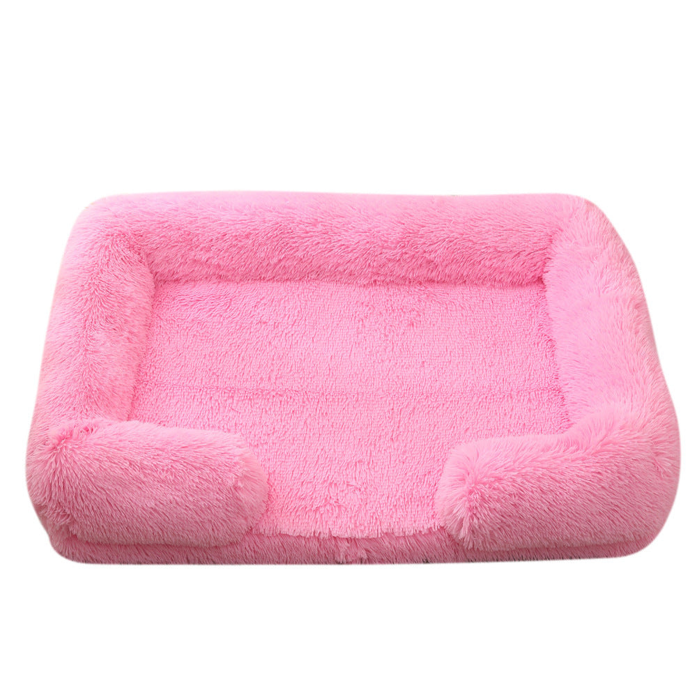 Cuccia Invernale in Peluche per Cani – Soffice, Lavabile, Multicolore, Estremamente Confortevole