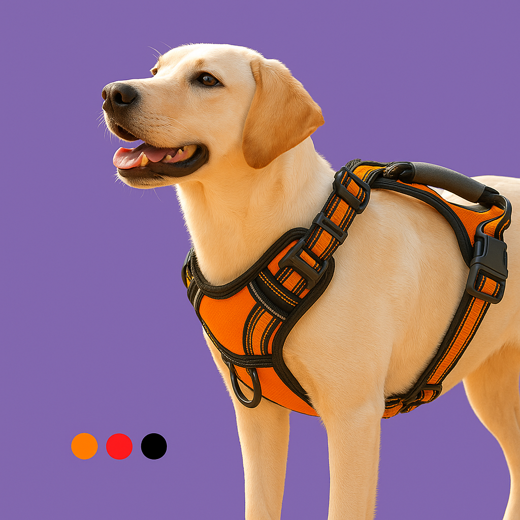 Coccole Pets - Pettorina Antitrazione Riflettente per Cani