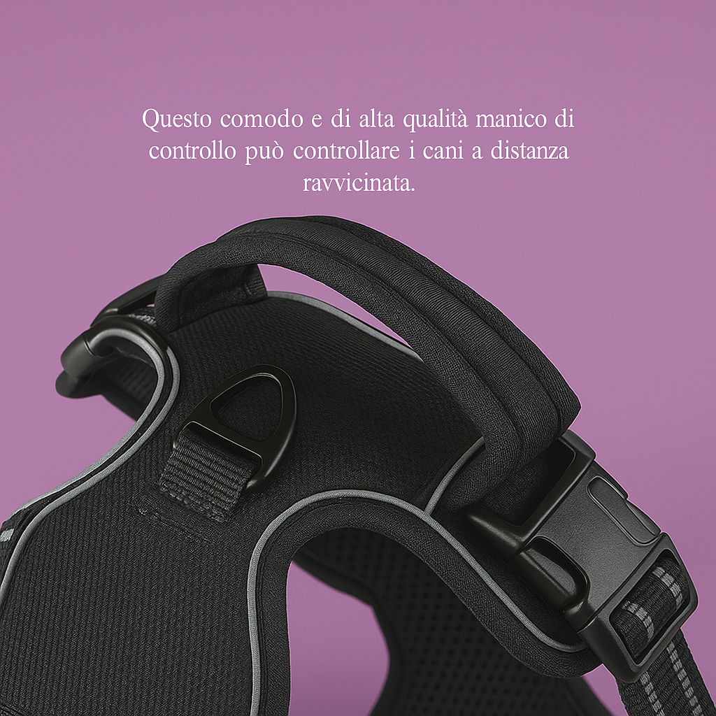 Coccole Pets - Pettorina Antitrazione Riflettente per Cani