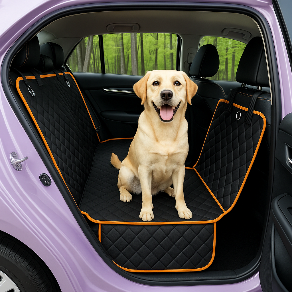 Coccole Pets – Coprisedile Auto per Cani con Finestra a Rete